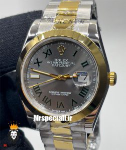 ساعت مردانه رولکس ویمبلدون اتوماتیک 020451 ROLEX DATEJUST WIMBELDON 