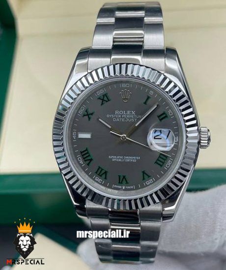 ساعت مردانه رولکس دیت جاست ویمبلدون اتوماتیک 020233 ROLEX DATEJUST WIMBELDON