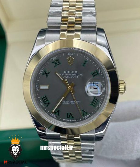 ساعت مردانه رولکس دیت جاست ویمبلدون اتوماتیک 020234 ROLEX DATEJUST WIMBELDON