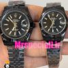 ساعت ست رولکس مردانه و زنانه مدل دیت جاست مشکی بند ژوبیل صفحه مشکی 020830 Rolex DATE JUST BLACK