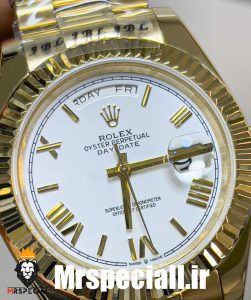 ساعت مردانه رولکس دی دیت طلایی اتوماتیک 020584 ROLEX DAY DATE