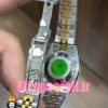 ساعت زنانه رولکس دیت جاست اتوماتیک دورنگ طلایی صفحه سفید صدف 020826 ROLEX DATEJUST