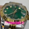 ساعت زنانه رولکس دیت جاست اتوماتیک دورنگ طلایی صفحه سبز 020827 ROLEX DATEJUST