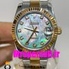 ساعت زنانه رولکس دیت جاست اتوماتیک دورنگ رزگلد صفحه صدف سایز31 020640 ROLEX DATEJUST