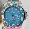 ساعت رولکس مردانه مدل جی ام تی مستر کوارتز استیل صفحه تیفانی 020839 ROLEX GMT MASTER