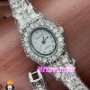 ساعت رویال کرون بند نقره ای دستبند دو دور 020993 ROYAL CROWN