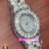 ساعت رویال کرون بند نقره ای دستبند دو دور 020993 ROYAL CROWN