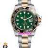 ساعت مردانه رولکس جی ام تی مستر اتوماتیک دو رنگ طلایی صفحه سبز 021244 ROLEX GMT MASTER