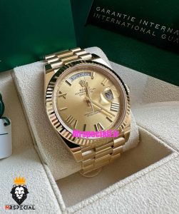 ساعت رولکس مدل دی دیت طلایی اتوماتیک صفحه طلایی 021245 ROLEX DAY DATE 