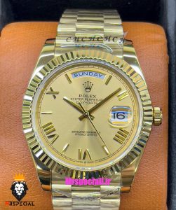 ساعت رولکس مدل دی دیت طلایی اتوماتیک صفحه طلایی 021245 ROLEX DAY DATE 