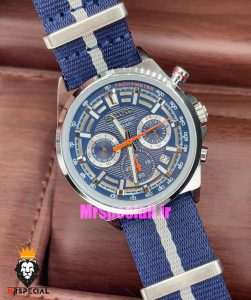 ساعت سیکو مردانه کرنوگراف بند ناتو 021135 SEIKO Chronograph 