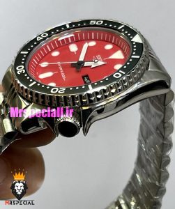 ساعت سیکو 5 مردانه اتوماتیک استیل صفحه قرمز 021395 SEIKO 