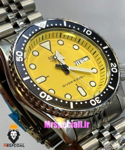 ساعت سیکو 5 مردانه اتوماتیک استیل صفحه زرد 021394 SEIKO 