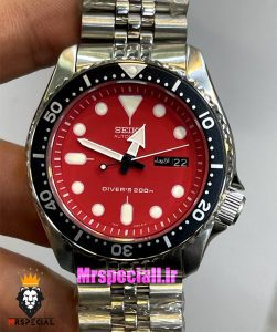 ساعت سیکو 5 مردانه اتوماتیک استیل صفحه قرمز 021395 SEIKO 