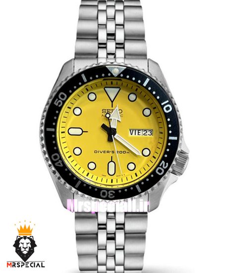 ساعت سیکو 5 مردانه اتوماتیک استیل صفحه زرد 021394 SEIKO