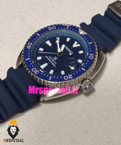ساعت سیکو 5 مردانه اتوماتیک قاب استیل بند رابر ابی صفحه ابی 021529 SEIKO 