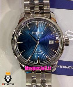 ساعت سیکو مردانه اتوماتیک استیل صفحه ابی 021548 SEIKO Presage