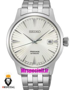 ساعت سیکو مردانه اتوماتیک استیل صفحه سفید 021547 SEIKO