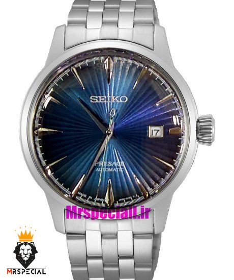 ساعت سیکو مردانه اتوماتیک استیل صفحه ابی 021548 SEIKO Presage