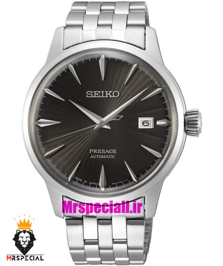 ساعت سیکو مردانه اتوماتیک استیل صفحه مشکی 021550 SEIKO Presage