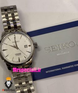 ساعت سیکو مردانه اتوماتیک استیل صفحه سفید 021547 SEIKO 