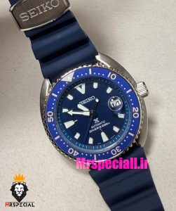ساعت سیکو 5 مردانه اتوماتیک قاب استیل بند رابر ابی صفحه ابی 021529 SEIKO 