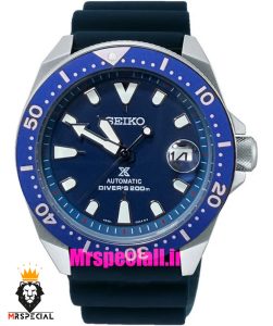 ساعت سیکو 5 مردانه اتوماتیک قاب استیل بند رابر ابی صفحه ابی 021529 SEIKO
