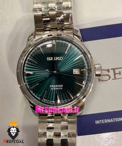 ساعت سیکو مردانه اتوماتیک استیل صفحه سبز 021549 SEIKO Presage