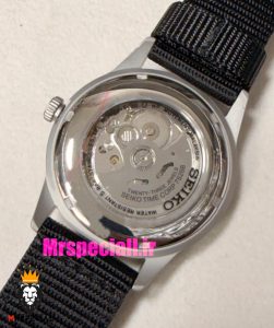 ساعت سیکو 5 مردانه اتوماتیک بند ناتو مشکی صفحه مشکی 021526 SEIKO