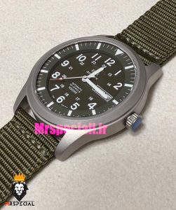 ساعت سیکو 5 مردانه اتوماتیک بند ناتو سبز صفحه سبز 021525 SEIKO