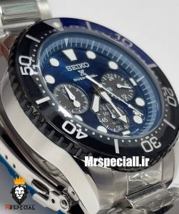 ساعت سیکو مردانه استیل کرنوگراف صفحه ابی 021315 SEIKO Air diver