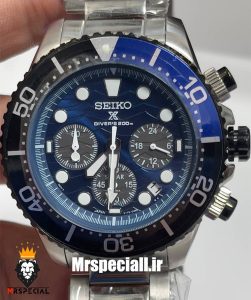 ساعت سیکو مردانه استیل کرنوگراف صفحه ابی 021315 SEIKO Air diver