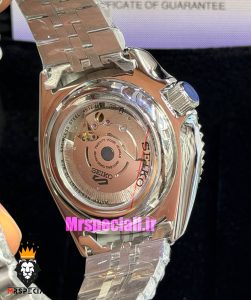 ساعت مردانه سیکو 5 جی ام تی اتوماتیک صفحه ابی 021645 SEIKO 5 GMT 
