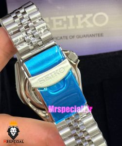 ساعت مردانه سیکو 5 جی ام تی اتوماتیک صفحه ابی 021645 SEIKO 5 GMT 