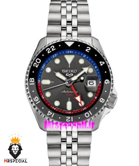 ساعت مردانه سیکو 5 جی ام تی اتوماتیک صفحه نوک مدادی 021650 SEIKO 5 GMT