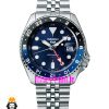 ساعت مردانه سیکو 5 جی ام تی اتوماتیک صفحه ابی 021645 SEIKO 5 GMT