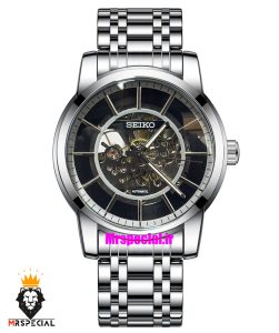 ساعت سیکو مردانه اتوماتیک استیل صفحه مشکی 021290 SEIKO Automatic