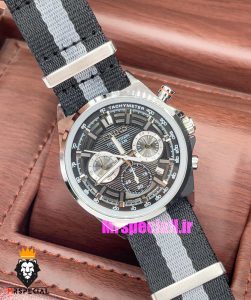 ساعت سیکو مردانه کرنوگراف بند ناتو 021136 SEIKO Chronograph 