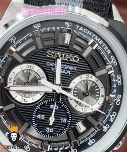 ساعت سیکو مردانه کرنوگراف بند ناتو 021136 SEIKO Chronograph 