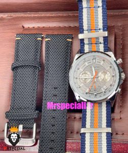 ساعت سیکو مردانه کرنوگراف بند ناتو 021139 SEIKO Chronograph 