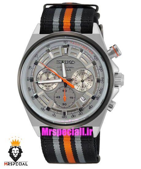 ساعت سیکو مردانه کرنوگراف بند ناتو 021139 SEIKO Chronograph