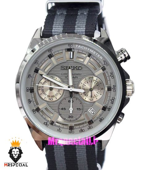 ساعت سیکو مردانه کرنوگراف بند ناتو 021140 SEIKO Chronograph