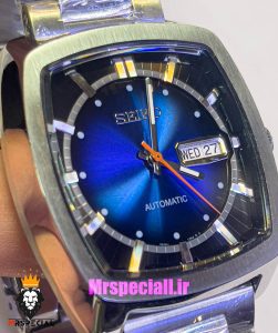 ساعت سیکو مردانه اتوماتیک چهارگوش استیل صفحه ابی 020143 SEIKO Recraft