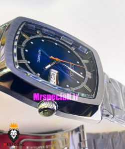 ساعت سیکو مردانه اتوماتیک چهارگوش استیل صفحه ابی 020143 SEIKO Recraft