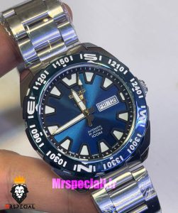 ساعت سیکو 5 اسپرت مردانه اتوماتیک صفحه ابی 020142 SEIKO 5 Sport