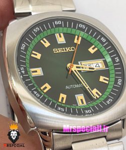 ساعت سیکو مردانه اتوماتیک استیل صفحه سبز 020150 SEIKO Recraft Automatic Silver Green Screen