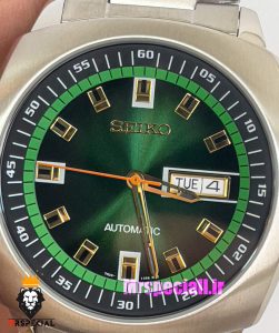 ساعت سیکو مردانه اتوماتیک استیل صفحه سبز 020150 SEIKO Recraft Automatic Silver Green Screen