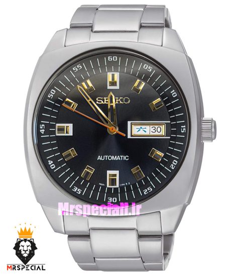 ساعت سیکو مردانه اتوماتیک استیل صفحه مشکی 020151 SEIKO Recraft Automatic Silver black Screen