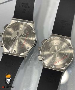 ساعت ست هابلوت مردانه و زنانه کرنوگراف مشکی صفحه مشکی 0964 HUBLOT BIG BANG