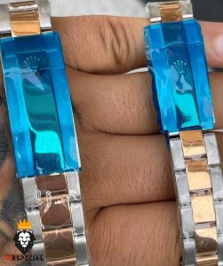 ساعت ست رولکس مردانه و زنانه ساب مارینر دورنگ رزگلد صفحه سبز 01171 Rolex Sub mariner